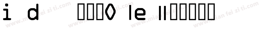 id 角ゴジOpen字体转换